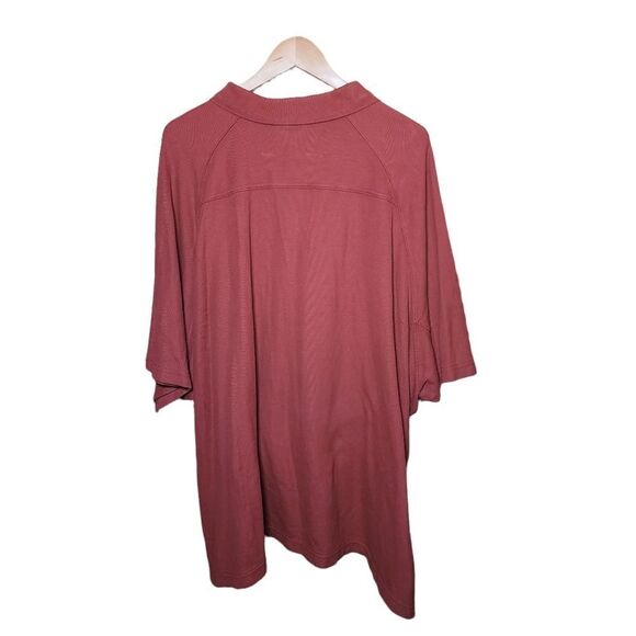 Columbia Red Men's Collared Polo Tee Shirt 5XB - Picture 7 of 9